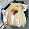 Sweats à capuche pour femmes Venezuela Femmes 90s Kawaii Graphic Sweat Y2k Chemise à capuche Survêtement Vêtements