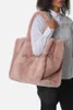 Totes Fashion Faux Furs Большой сумки дизайнер для пакетов Teddy Women Sumbags мягкие пушистые плюшевые сумасшедшие сумки ручной