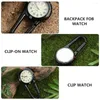 Pocket Watches 2 Pcs Safety Buckle Clip On Quartz Watch Clip-on Mini Hiking Backpack Nursing Nurses Care