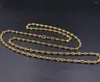 Kedjor Pure 18K Yellow Gold Chain Men Women Anchor Link Halsband 11-12G 27.5 tum