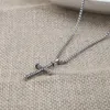 Twisted Men Woman Designer Jewelry Cross Pendant Necklace Sliver Fashion Necklaces Classic Thread Retro Unisex Couple Accessories IDSQ