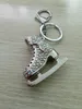 Schlüsselanhänger, Modeschmuck, Accessoires, Metall-Strass-Skates-Schlüsselanhänger