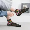 Chaussettes pour hommes heureux drôle Compression été Quetzalcoatl Vintage Harajuku Axolotl nouveauté sans couture équipage fou chaussette cadeau imprimé