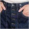 Men's Jeans Simons Vintage Overalls 14.5OZ Motorcycle High Waist Straight Amekaji CARHARLumberjack Pants