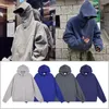 Erkek Hoodies Grailz Hoodie Düz Renk Düğmesi İle Geometrik Kesim Erkekler için Sudaderas Para Hombres ROUPAS ROPA MASLINAS GİYİ