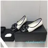 Women Casual Shoes Fashion Genuine Leather Ballet Flats Low Heels Flower Pumps Shoes Square Toe Slip On Runway Female Feetwear