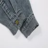 Cappotto da uomo taglie forti Giacca casual con motivo stampato ricamato e giacca di jeans ampia antivento e protezione solare unisex s00u20