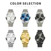 Otros relojes TAXAU Reloj para hombres Rhombus Original Cuarzo Reloj de pulsera a prueba de agua Correa de acero inoxidable dorado Reloj de lujo Relogios Masculino 230928