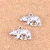 34pcs Antique Silver Bronze Plated bear california state flag Charms Pendant DIY Necklace Bracelet Bangle Findings 24 15mm284I