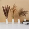 Flores decorativas Pampas Grass Decoración Alto Seco Imitación Esponjoso Blanco Para Arreglos De Boda En Casa