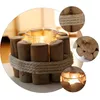 Ljushållare 1 Set trähållare Creative Stand Simple Candlestick Decor Kerzen