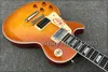 Linkshandige Jimmy Page LP Elektrische Gitaar Mahonie Body Flame Maple Top Palissander Toets Gratis Verzending Kwaliteit Guitarra