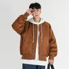 Men's Jackets For Men Winter Jacket Have Black Brown Khaki Baseball Uniforms