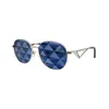 Designer zonnebrillen met kleurverloop Klassieke zakelijke stijl Randloos montuur Heldere glazen Randloos gun metal optisch montuur Lenzen op sterkte