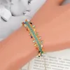 Bracelets de charme Bracelet en tissu tressé bijoux cadeau 2021 Boho mode bohème chaîne Pulseras Mujer Moda Fabric2027