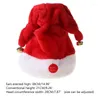 Berets Christmas Hat Electric Musical Sing Dance Swing Cap Ozdukanie imprezowe dla domu Dom dla dzieci Prezent