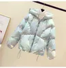 Women's Trench Coats Nice Winter Jacket Women Parkas Hooded Glossy Down Cotton Warm Casual Parka Padded Coat Female P1062