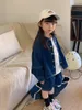 Clothing Sets Children's Autumn Korean Toddler Kids Denim Suit Boys And Girls Jacket Jeans Shorts Two Piece Outfits Set