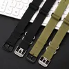 Assista Bandas Nylon Strap 22mm 23mm Banda À Prova D 'Água Esporte Para Watchbands Preto Moda Pulseira Homens Cinto