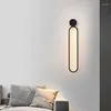 Wandleuchte, modernes LED-Licht, Wohnzimmer-Hintergrund, dekorative Korridorbeleuchtung, Schlafzimmer, Nachttisch, Aluminium, 22 W-Leuchte