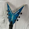 Niestandardowy modelu sygnatury dimebag gitara elektryczna nowa niebieska abalone InLay