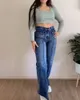 Jeans femininos cinta estilo calça demin calças femininas cintura alta pequenas nádegas grandes jean
