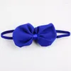 Hair Accessories 13colors 50pcs/lot Cute Bows Headband For Girls Soft Chiffon Bowknot Boutique Band Kids DIY FDA59