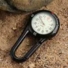 Pocket Watches 2 Pcs Safety Buckle Clip On Quartz Watch Clip-on Mini Hiking Backpack Nursing Nurses Care