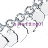 Charm Bracelets Bracelets à breloques célèbres marques de créateurs en argent Sterling 925 breloque classique bracelet à bricoler soi-même étiquette multi-cœur vêtements à main