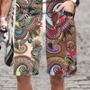 Herenshorts Retro Etnische Mode Grappig Cool Los 3D-geprint patroon Herenkleding Zwempak Strand Sneldrogend Oversized