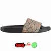 Designer Slippers For Men Women Leather Fabric Rubber Fashion Luxury Slides Sliders Flat And Gear Sole Sandal Shoes