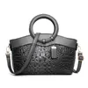 Totes Femmes Sac à main de luxe Sacs Femmes Designer Sacs à bandoulière Femelle Crocodile Cuir Hands Sac à main Sac à bandoulière