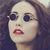 Sunglasses Punk Glass Vintage Style Small Gothic Metal Frame Eye Protection Hippie Accessories Anti-UV Sun Glasses