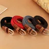 Belts SISHION107-110cm Women's Elastic And Woven Belt In One Outfit Casual Versatile Denim For Men Women SCB0336