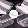 Titta på lådor smycken armband transparent box förvaring höljet plast husdjur arrangör man
