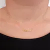 10 pièces petit maman maman maman lettres collier estampillé mot initial amour Alphabet mère colliers pour Thanksgiving fête des mères 248y