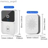 Doorbells 2.4GHz Wireless High Resolution Visual Smart Security Doorbell Camera Video Doorbell with IR Night Vision Real-Time Monitoring YQ2301003