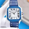 Armbanduhren Top Fashion Business Nähte Farbe Herren Automatische mechanische Uhr 38mm 316 Feinstahl Saphirspiegel CT-Stil.