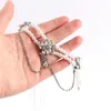 Collier ras du cou en maille strass féerique Vintage français, Style coréen, chaîne de clavicule Baroque, collier de perles multicouches pour femmes