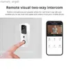 Doorbells Intellithings Tuya WiFi Smart Video Doorbell 1080P Waterproof PIR Security Camera Real Time Monitor Smart Life App Control YQ2301003