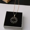 Europe America Fashion Womens Designer Necklace Jewelry Pendant Choker 18K Gold Plated Necklaces Chain Letter Pendant Wedding Jewellery