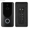 Doorbells Smart Doorbell WiFi Video Doorbell Two-way Audio Visual Intercom Camera Remote Viewing Wireless Door Bell for Home Security YQ2301003