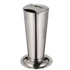 Storage Bottles Tweezers Tube Jar Stainless Steel Tank Holder Vessel Cone Type