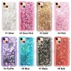 Luxe drijfzand mobiele telefoonhoesjes voor Samsung Galaxy S22 S21 S20 Ultra S10E S10 S9 S8 Plus Bling Bling Glitter Drijvend drijfzand Heavy Duty schokbestendige hoes