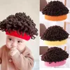 Berets Baby Kids Winter Skullies Beanies Hats Hip Hop Wig Caps Explosion Warm Bonnet Cap 2-7years Hat Casual Drop Wholesale