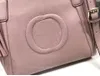 Bolsas de grife clássicas Bolsa de mensageiro de couro feminino de 33 cm Bolsa de compras cruzada Lady Lady ombro bolsa rosa Bolsas de bolsas de crossbody bolsa de bolsa de bolsa