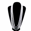 Collier ras du cou pour femmes, chaîne de perles, groupe communautaire, 1946, liens incorporés