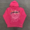 Spider Pink Sp5der hoodies Young Sweatshirts Streetwear Thug 555555 Angel Hoody Heren Dames 11 Web Trui Snelle manier Afslanktrend