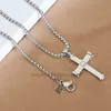 Classic Vintage Necklace Diamond Women Pendants Pendant Style Cross Dy Men Necklaces Chain Hip Jewelry Hop