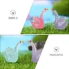 Garden Decorations 32pcs Adorable Mini Swan Statue Decoration Widely-used Resin Craft Landscaping Decor